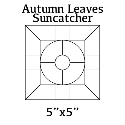 Autumn Leaves Suncatcher Pattern