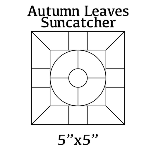 Autumn Leaves Suncatcher Pattern