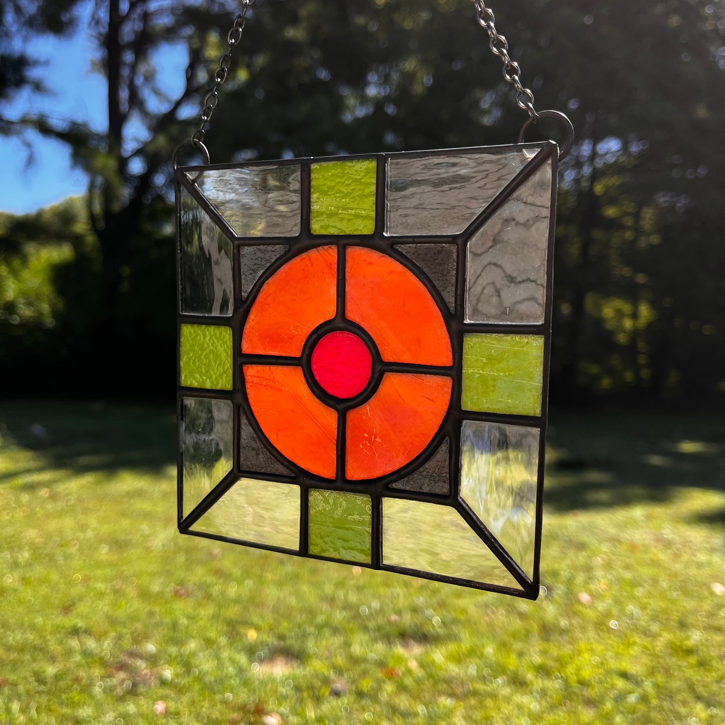 Autumn Leaves Sun Catcher