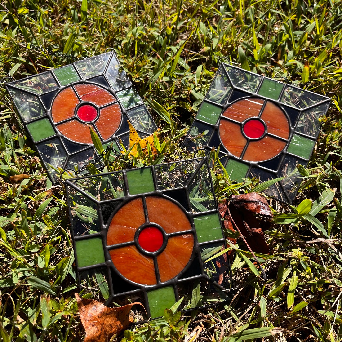 Autumn Leaves Sun Catcher
